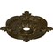Ekena Millwork Benson Classic Ceiling Medallion (Fits Canopies up to 6 1/2"), 28 3/8"OD x 3 3/4"ID x 1 5/8"P, Brass CM28BEBRS - alternate 4